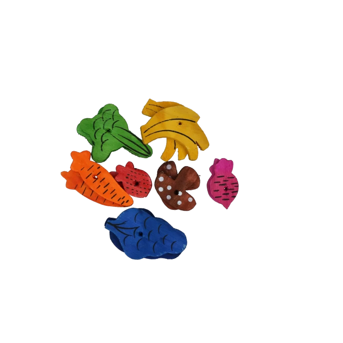 Pawise Small Pet Play Toy-fruit/veggie Mix 14pk - Afbeelding 2