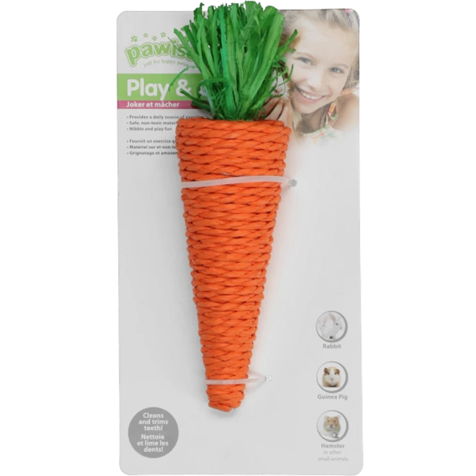 Pawise LW Nibblers-corn Husk Chews-carrot