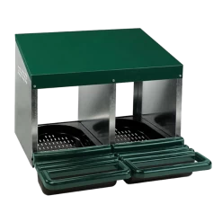 Gaun Pluimvee Legnest (2 St.) Met Plastic Vloer