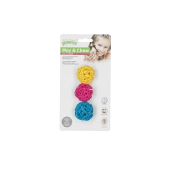 Pawise LW Nibblers-willow Chews-balls Without Bell