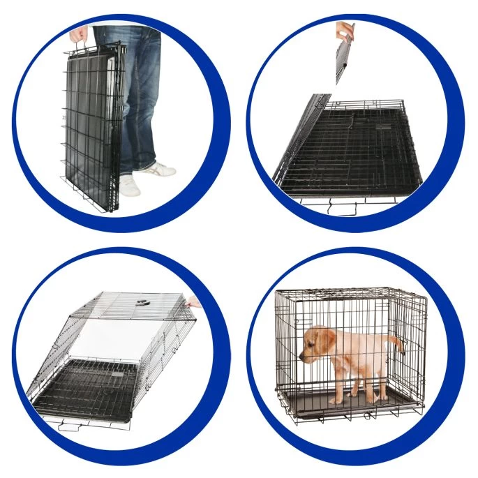 Pawise Wire Dog Crate S - Afbeelding 3
