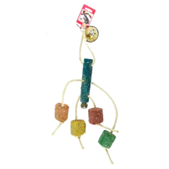 Birrdeeez Coral Ball & Sisal Cluster Parrot Toy