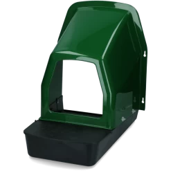 Gaun Pluimvee Legnest Kip Met Opvang Kunststof