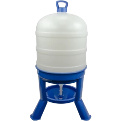 Gaun Pluimvee Drinktoren 40 L Blauw Met Sifon Op Pootjes