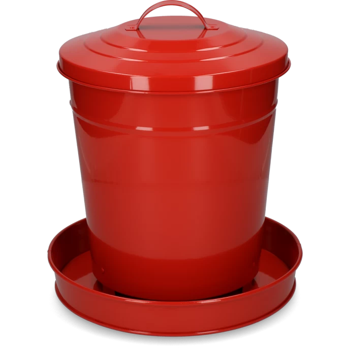 Gaun Pluimvee Voertoren Metaal 6 Kg Rood - Afbeelding 2
