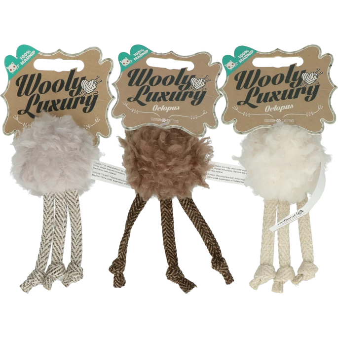 Wooly Luxury Octopus Brown