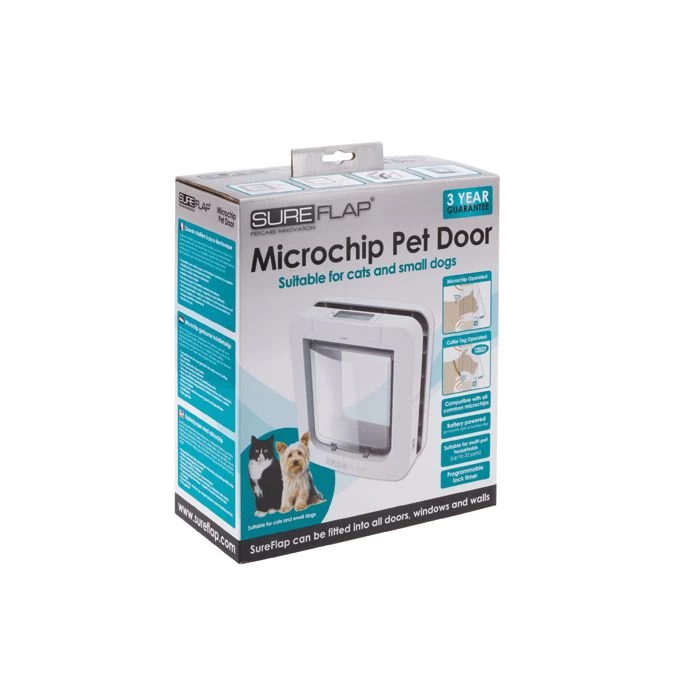 Brand Sure Petcare Huisdierluik Wit.Maat: B20,7cmxH23,4 Cm. - Afbeelding 3