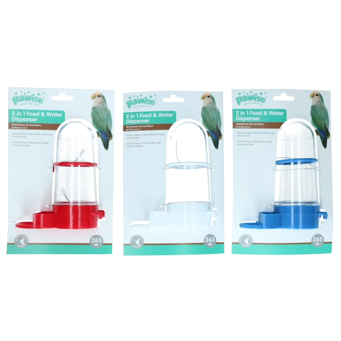 Pawise Volière Drinkbak, 265 Ml/15 Cm