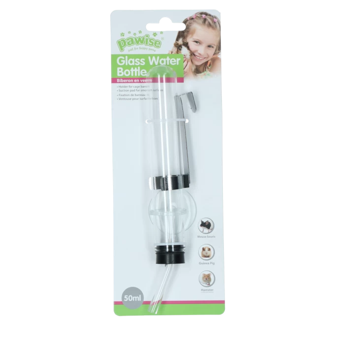 Pawise Hamster Water Bottle, 50ml