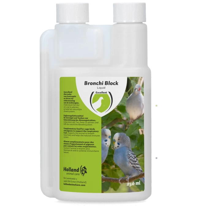 Excellent Bronchi Block Vloeibaar Voor Kooivogels 250 Ml