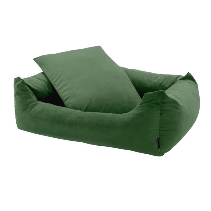 Madison Velours Dog Bed Groen L - Afbeelding 3