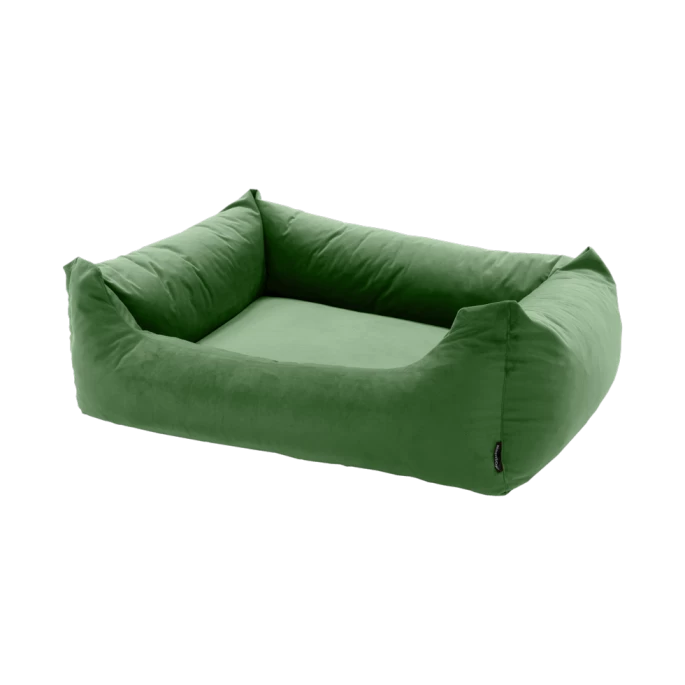 Madison Velours Dog Bed Groen L - Afbeelding 2