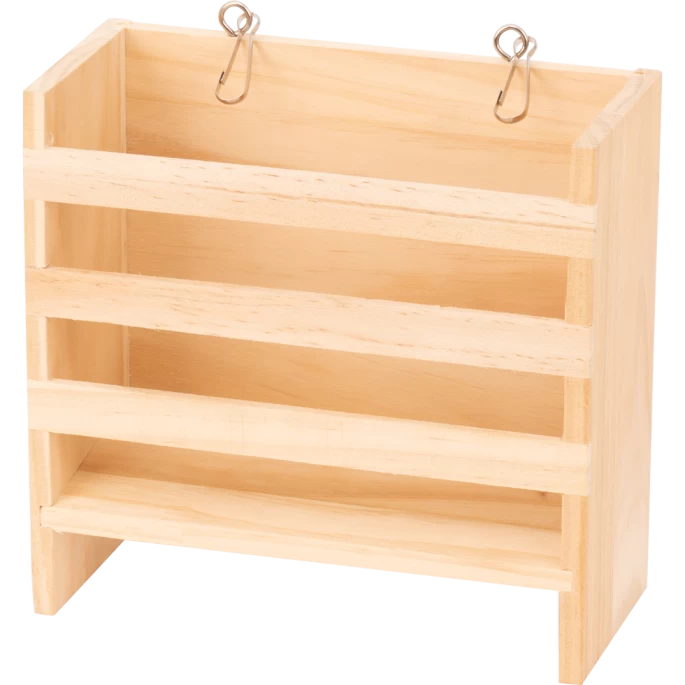 Pawise Small Animal Wood Hay Feeder