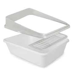 AFP Go Fresh - High Back Cat Litter Box Large - Zand