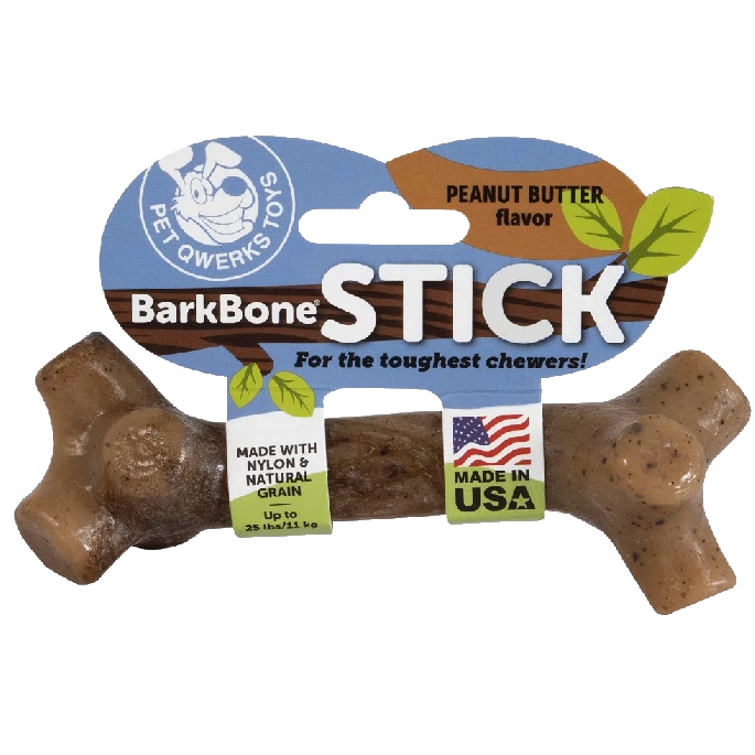 Pet Qwerks BarkBone Stick Peanut Butter - LG