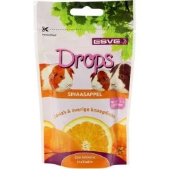 Knaagdier Drops Sinaasappel. Inhoud: 75gr.
