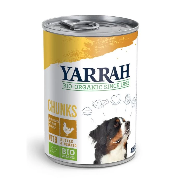 Yarrah Hond Blik Br.Kip In Saus 405 Gram