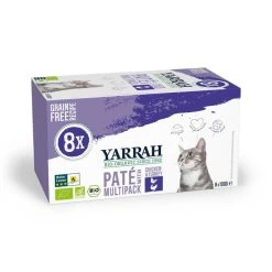 Yarrah Kat Alu MP Pate Kip&Kalkoen 8x100 Gram