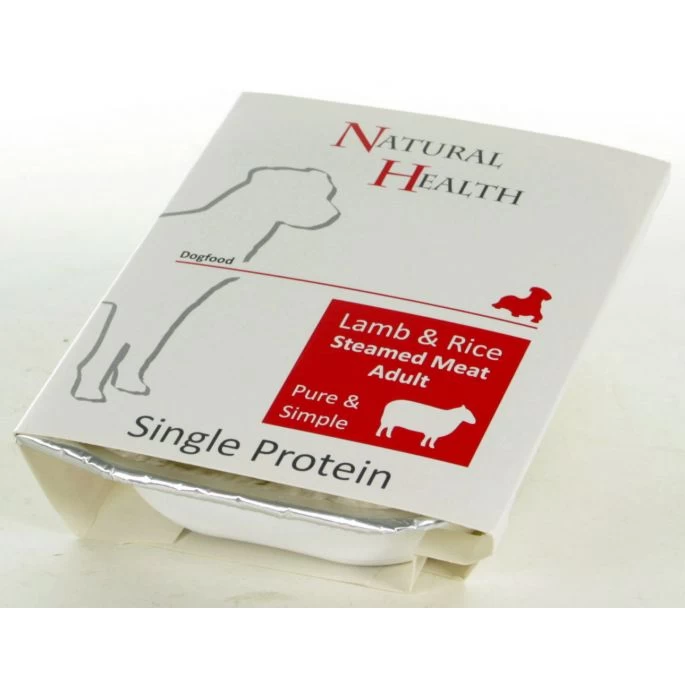 NH Dog Steamed P&S Lamb & Rice 395 Gram - Afbeelding 4