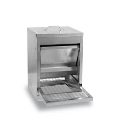 Brand Voersilo Metaal Pedaal Rooster. 10kg.