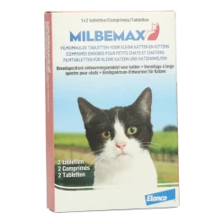 Milbemax Tabletten Kitten/Kat Klein R 2 Tabl. 0,5-2kg 2 St