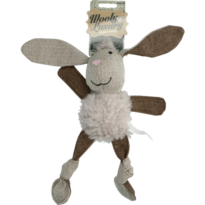 Wooly Luxury Flatfeet Konijn Grijs