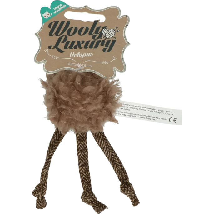 Wooly Luxury Octopus Brown - Afbeelding 2