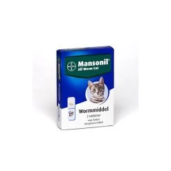 Mansonil All Worm Cat. Verpakking: 2 Tab.
