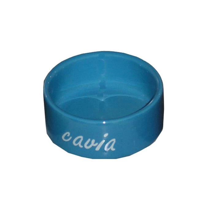 Cavia Eetbak Steen Blauw. Inhoud: 1st.12 Cm.