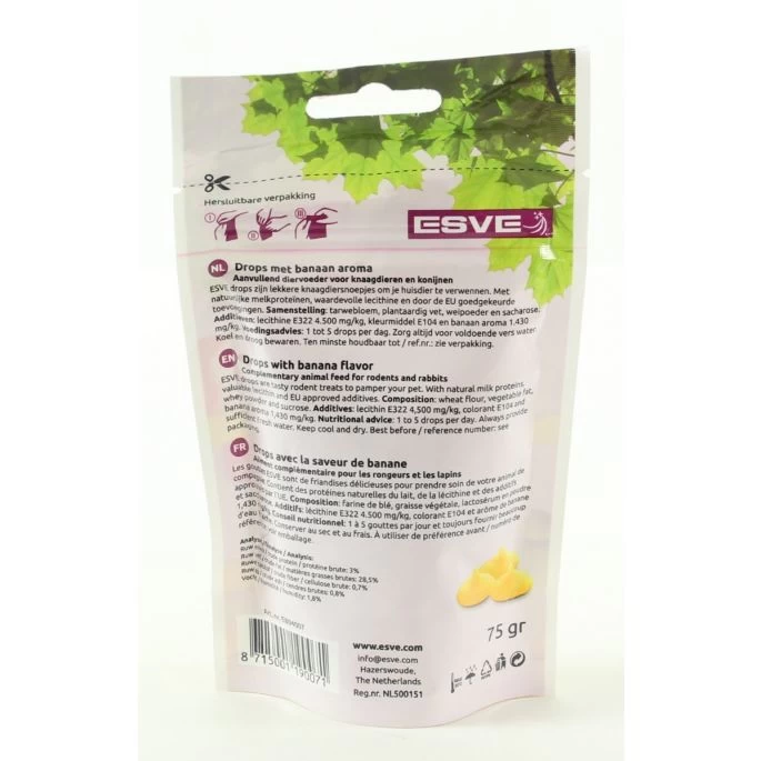 Knaagdier Drops Banaan - Afbeelding 2