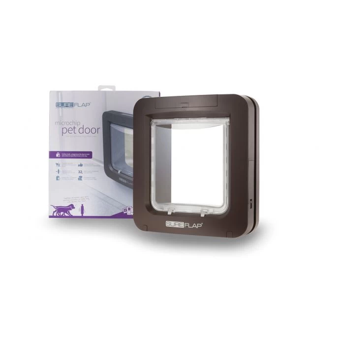 Brand Sure Petcare Huisdierluik Bruin. Maat: B20,7cmxH23,4 Cm.